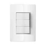 5Ta9 9446 Conjunto 3 Interruptor Paralelo 10Ax 250V~ 4X2 Branco Revita Iriel