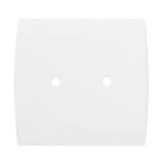 5Tg9 9028 Conjunto Placa Cega C/ 2 Furos 9,5Mm C/ Suporte 4X4 Branco Ilus Iriel