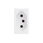272001 Modulo Tomada 2P+T 10A 250V~ Branco Iris Iriel