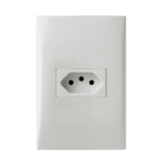 751421 Conjunto 1 Tomada 2P+T 10A 250V~ 4X2 Branco Imperia Iriel