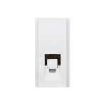 874015 Modulo Tomada Rj11 2 Fios Branco Duale Up   Iriel