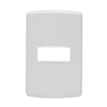 850211 Placa 1 Modulo 4X2 Branco Duale Up   Iriel