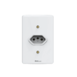 Tomada 2p+T 20A Branco com Placa 4×2 Linha Artis 129-EN