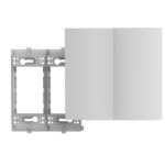 05039.0400.44 Placa Cega 4X4 + Suporte Branco Atria Iriel