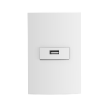 05039.0300.05 Conjunto 1 Tomada Usb 1,5A Bivolt 4X2 Branco Atria Iriel