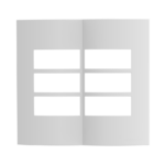 05039.0706.44 Placa 6 Modulos 4X4 Branco Atria Iriel