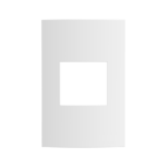 05039.0722.42 Placa 2 Modulos Juntos 4X2 Branco Atria Iriel