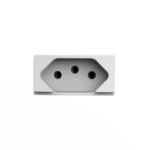 05039.0500.07 Modulo Tomada 2P+T 10A 250V~ Branco Atria Iriel