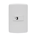 854011 Conjunto 1 Tomada Rj11 2 Fios 4X2 Branco Duale Up   Iriel