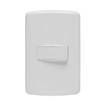 851021 Conjunto 1 Interruptor Paralelo 10Ax 250V~ 4X2 Branco Duale Up  Iriel