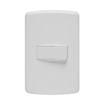 851011 Conjunto 1 Interruptor Simples 10Ax 250V~ 4X2 Branco Duale Up  Iriel