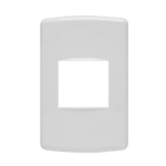 850221 Placa 2 Modulos Juntos 4X2 Branco Duale Up   Iriel