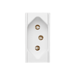 872011 Modulo Tomada 2P+T 10A 250V~ Branco Duale Up  Iriel