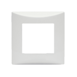 541121 Placa 2 Modulos Juntos C/ Suporte Branco Sbrava Iriel