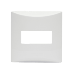 541111 Placa 1 Modulo C/ Suporte Branco Sbrava Iriel