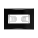 573052Pt Placa C/ Suporte Preto Bravac Iriel