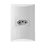 551421 Conjunto 1 Tomada 2P+T 10A 250V~ 4X2 Branco Brava Iriel