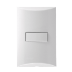 551001 Conjunto 1 Interruptor Simples 10Ax 250V~ 4X2 Branco Brava Iriel