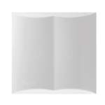 572001 Placa Cega C/ 2 Pre Cortes 4X4 Branco Brava Iriel