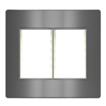 5Tg9 9426Ct Conjunto Placa 6 Modulos 4X4 + Suporte Concreto Revita Iriel