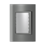 5Tg9 9427Ct Placa 3 Modulos 4X2 Protecao Ip54 + Suporte Concreto Revita Iriel