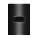 5Ub9 9450Ca Conjunto 1 Tomada 2P+T 20A 250V~ 4X2 Carbono Metálico Revita Iriel