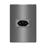 5Ub9 9452Ct Conjunto 1 Tomada 2P+T 10A 250V~ 4X2 Concreto Revita Iriel