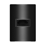 5Ub9 9452Ca Conjunto 1 Tomada 2P+T 10A 250V~ 4X2 Carbono Metálico Revita Iriel