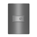 5Tg9 9462Ct Conjunto 1 Tomada Cabo Coaxial Terminal 4X2 Concreto Revita Iriel