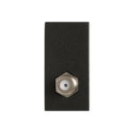 5Tg9 9407Ca Modulo Tomada Cabo Coaxial Passante Carbono Metálico Revita Iriel