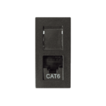 5Tg9 9405Ca Modulo Tomada Rj45 Cat6 Carbono Metálico Revita Iriel