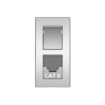 5Tg9 9404Ct Modulo Tomada Rj45 Cat5E Concreto Revita Iriel