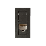 5Tg9 9404Ca Modulo Tomada Rj45 Cat5E Carbono Metálico Revita Iriel