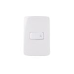 Conjunto Pulsador Campainha c/placa branco Linha B3