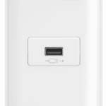 CONJUNTO CARREGADOR USB 2.1A TURBO CHARGE BIVOLT BRANCO C/PLACA+SUPORTE - SIMON 19