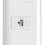 CONJUNTO 1 TOMADA RJ 11 4 FIOS - BRANCO - SIMON 19