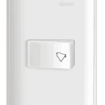 CONJUNTO 1 PULSADOR DE CAMPAINHA 10A 250V - BRANCO - SIMON 19
