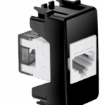 MÓDULO TOMADA RJ 45 CAT.5E - NEGRO PIANO - SIMON 19/20