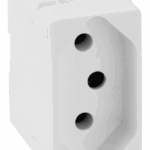 MÓDULO TOMADA 2P+T PADRÃO BRASILEIRO 10A 250V - BRANCO - SIMON 19/20