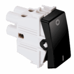 MÓDULO INTERRUPTOR BIPOLAR SIMPLES 10A 250V - NEGRO PIANO - SIMON 19/20