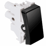 MÓDULO INTERRUPTOR SIMPLES 10A 250V - NEGRO PIANO - SIMON 19/20