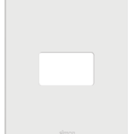 PLACA 4 x 2 - C/SUPORTE - 1 POSTO - BRANCO - SIMON 20