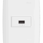 CONJUNTO CARREGADOR USB 2.1A TURBO CHARGE BIVOLT BRANCO C/PLACA+SUPORTE - SIMON 30