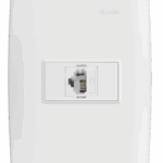 CONJUNTO 1 TOMADA RJ 11 4 FIOS - BRANCO - SIMON 30