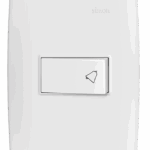 CONJUNTO 1 PULSADOR DE CAMPAINHA 10A 250V - BRANCO - SIMON 30