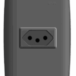 CONJUNTO 1 TOMADA 2P+T PADRÃO BRASILEIRO 20A 250V - GRAFITE  - SIMON 30