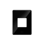 PLACA 4 x 2 - C/SUPORTE - 2 POSTOS - GRAFITE - SIMON 30