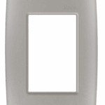 PLACA 4 x 2 - C/SUPORTE - 3 POSTOS - ALUMÍNIO - SIMON 30