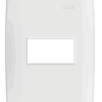 PLACA 4 x 2 - C/SUPORTE - 1 POSTO - BRANCO - SIMON 30