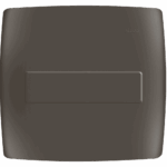 PLACA 4 x 4 - C/SUPORTE - CEGA - GRAFITE FOSCO - SIMON 30